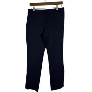 Quince Ultra-Stretch Ponte Straight Pants Navy L Inseam 28 Comfy Business Casual